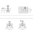 thumbnail image 2 of Langgg 1x Indexing Plungers L Type Stainless Locking Bolts Fine Thread Silver M12-5, 2 of 8