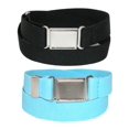 thumbnail image 1 of CTM® Ceinture Élastique avec Boucle Plate Magnétique Invisible (Lot de 2 Couleurs) (pour Femmes, 1 of 3