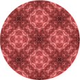 thumbnail image 1 of Ahgly Company Machine Washable Indoor Round Transitional Red Area Rugs, 4' Round, 1 of 7
