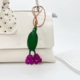 thumbnail image 4 of EGNMCR Advanced Sense Tanned Leather Cowhide Car Rearview Mirror Decoration Bag Pendant Keychain Decoration Artificial leather keychain, 4 of 6