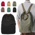 thumbnail image 2 of MVRLSH Clearance! Backpack Canvas Casual Adjustable Daypack College Travel Rucksack For Women Men, 2 of 9