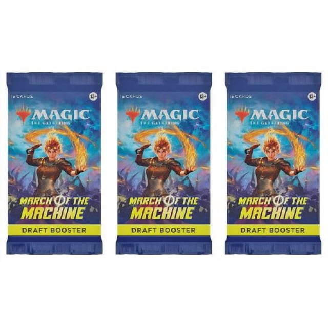 3 Packs MTG Draft Booster Pack Lot MTG March of the Machine