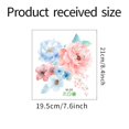 thumbnail image 2 of Lefu Romantic Flowers Wall Sticker for Bathroom Toilet Seats Fridge Cupboard Decal, 2 of 8