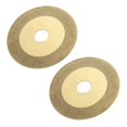 thumbnail image 1 of 2X, 100 mm Disc Wheel Diamond Wheel Sharpening to Cut Golden, 1 of 6