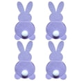 thumbnail image 2 of TopLLC Set Of 4 Bunny Flatware Holders Easter Bunny Cutlery Bag Rabbit Cutlery Set With Tail, 2 of 9