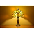 thumbnail image 1 of Tiffany Style Lamp Table Lamp Bedside Desk LED Lamp Bedroom Stained-Glass 18.1'' Height Multi-color, 1 of 4