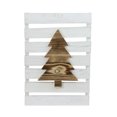 thumbnail image 1 of Northlight 15.75" Wood Tree on White Pallet Inspired Frame Christmas Wall Hanging, 1 of 2