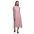 thumbnail image 1 of Bimba Block Women Printed Backless Long Halter Neck Beachwear RayonDress-Medium, 1 of 6