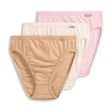 Jockey Women's Plus Size 100% Cotton Elance French Cut - 3 Pack
