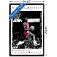 thumbnail image 2 of Michael Jordan - Dunk Wall Poster, 14.725" x 22.375" Framed, 2 of 4