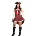 thumbnail image 1 of amscan Costume Adulte de Pirate, Plus TTTG (22-24), Noir, 1 of 6