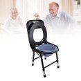 thumbnail image 1 of Bedside Potty Chair, Stainless Steel Bedside Commode Toilet Chair Heavy Duty  for Indoor Use, 1 of 7