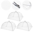 thumbnail image 3 of 3pcs Foldable Cuisine Protective Net Dining Table Food Covers Dish Mesh Tents for Home, 3 of 9