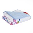 thumbnail image 4 of Couverture lestée pour enfants Émoji Licorne (36 x 48 pouces), 5 lbs, 4 of 6