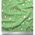 thumbnail image 1 of Soimoi Polyester Crepe Fabric Floral & Penguin Ocean Print Sewing Fabric Yard 52 Inch Wide, 1 of 3
