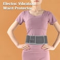 thumbnail image 3 of Lower Back Heating Belt Carbon Fibre Heating 3 Vibration Modes 3 Temperature Controls Lumbar Heating Pad for Shoulder Abdomen, 3 of 7