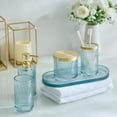 thumbnail image 2 of Plateau en verre nervuré or hometrends, 2 of 3