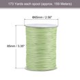 thumbnail image 2 of Unique Bargains Beading Thread Bracelet Weave Bead Craft Cord 1mm 159M/Roll (173-Yards) Decorative String, Light Green, 2 of 7