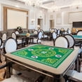 thumbnail image 4 of Meitianfacai Mahjong Mat Reduction Mahjongg Table Mat Mahjong Accessories Tablecloth Game Poker Domino Game Game Mat For Card Board And Tile Games 80x80cm, 4 of 5