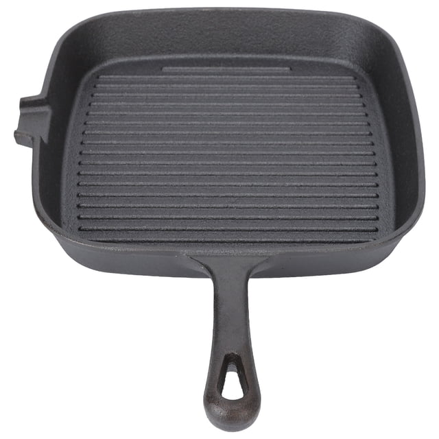 ANGGREK Steak Skillet , Grill Pan Iron Material For Kitchen For Restaurant