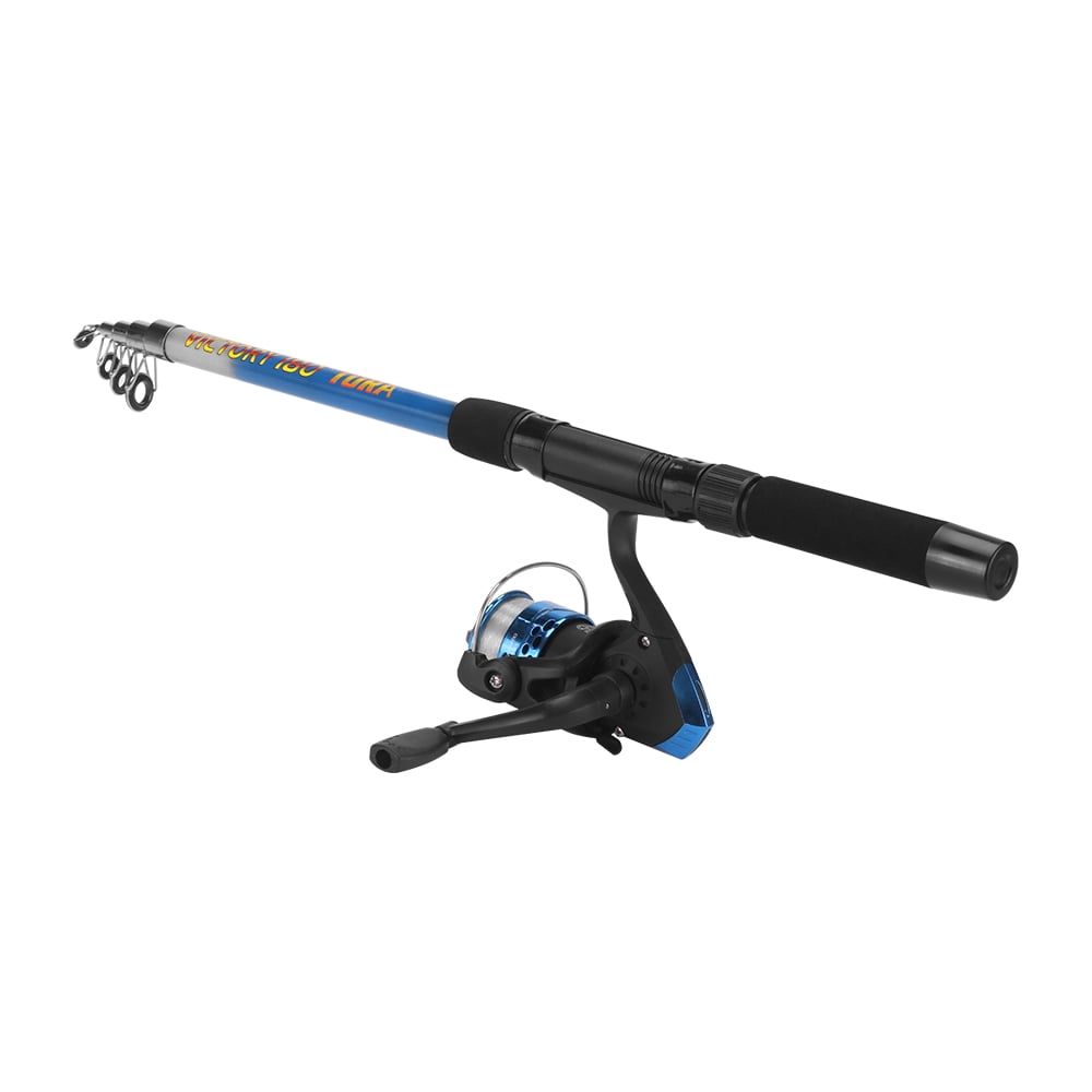 Houkiper Telescopic Travel Fishing Rod Fishing Rod Set Metal Fishing Rod Fishing Rod Sea Fishing Reel Set Coarse Carp