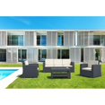 thumbnail image 3 of Siesta ISP831-DG Fauteuil Club de Patio en Résine Monaco avec Coussin Gris Foncé, 3 of 15