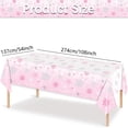 thumbnail image 1 of Chmadoxn Christmas Winter Decoration Disposable Plastic Tablecloths Red Blue Snowflake Christmas Party Tablecloths A Tablecloth, 1 of 1