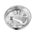 thumbnail image 1 of Bol pour Chien en Acier Inoxydable Grande Capacité Design à Double Couche pour Habitudes Alimentaires, 1 of 4