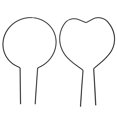 thumbnail image 4 of Keenso 2 Pcs/ensemble Support de Plante en Fil de Fer Treillis de Jardin pour Plantes Grimpantes en Pot, 4 of 8