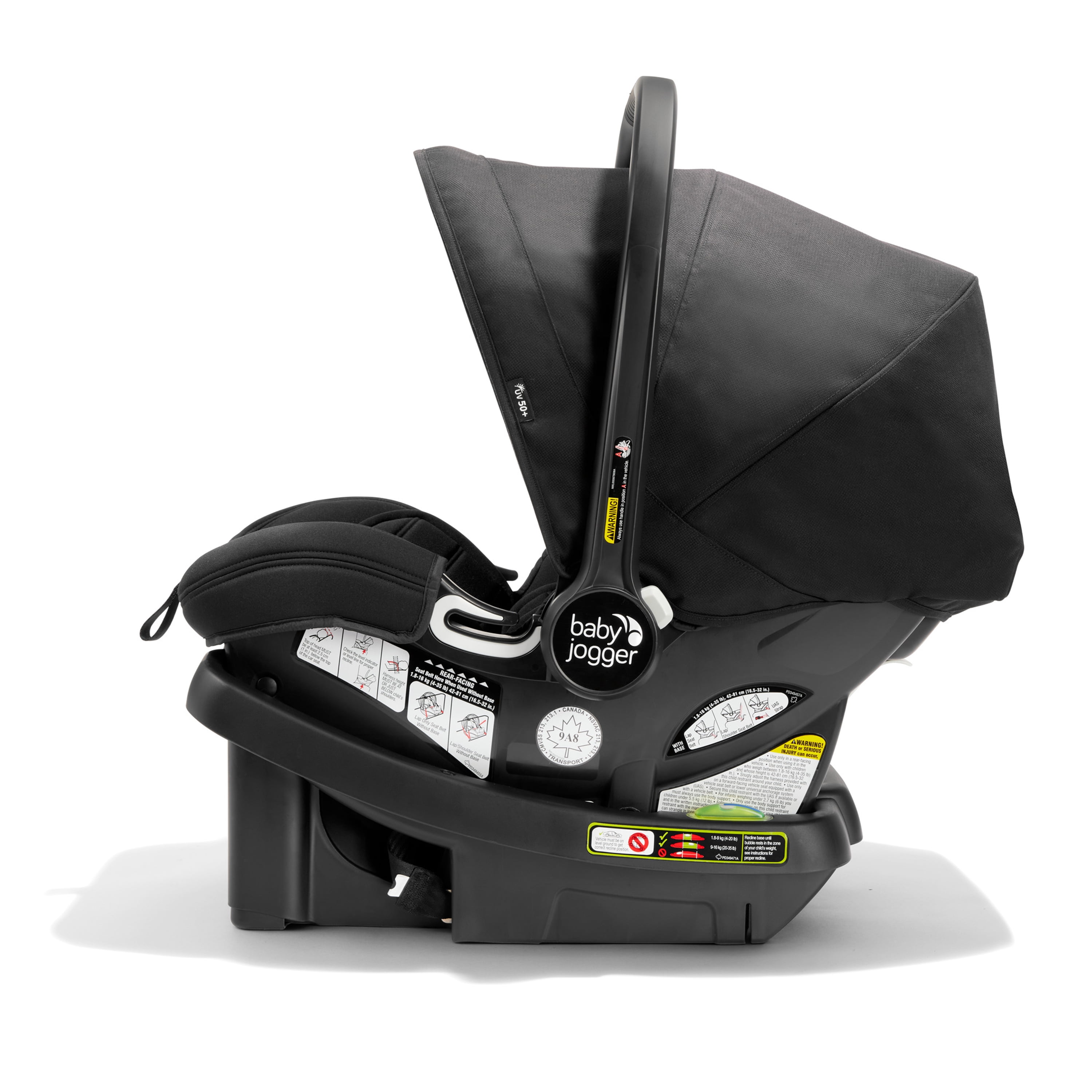 Baby Jogger City Go Infant Car Seat, Lunar Black