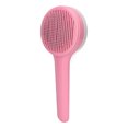 thumbnail image 2 of Pet Self Cleaning Slicker Brush, Clean Loose Fur Pet Grooming Brush One Click Hair Removal Soft Comb Teeth Painless  For Daily Use For Dogs, 2 of 8