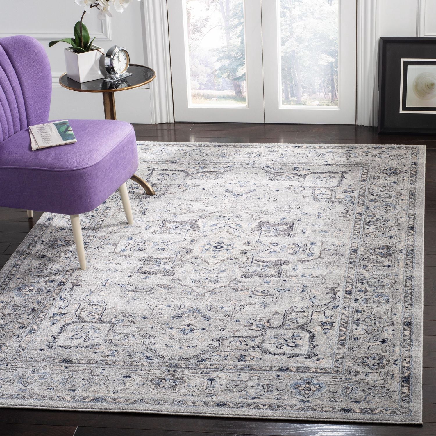 SAFAVIEH Charleston Zharko Overdyed Tapis Floral