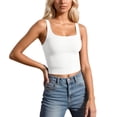 thumbnail image 1 of Women's Tube Top Sleeveless Stretchy Camisole Removable Padding Strapless Shirt For Layering And Outerwear, 1 of 4