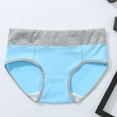 thumbnail image 4 of RKSTN 4Pc Womens Boxer Briefs High Waist Full Coverage Briefs Soft Breathable Postpartum Panties Patchwork Color Stretch Underpants, 4 of 9