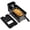 Contrôle Tactile Noir-Intelligent, variante sur Costway Friteuse Électrique de 3,2 Pintes avec Panier, Écran Tactile DEL 1700 W et 6 Préréglages, Minuterie Noire