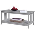 thumbnail image 3 of Convenience Concepts Mission Coffee Table in Gray Wood Finish, 3 of 8