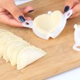 thumbnail image 1 of Hxlamzoo Dumpling Maker Dumpling Tools, 1/5/10 Packs Dumpling Mold, Perfect for Making Hand pies, Dumplings, Ravioli, Calzones, Dough Press 4.7*3.1 Inch, 1 of 6