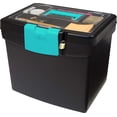 thumbnail image 2 of Storex Recycling Bin Container /9 Gallon & 35 Liter/ Blue, 2 of 2