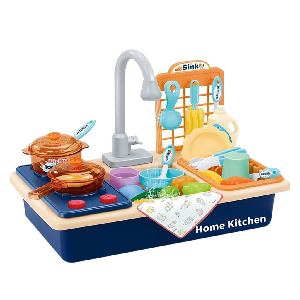 Saving Sale! Cameland Play Kitchen Toy Sink Electronic Dishwasher Water Pretend Play Kitchen Toys