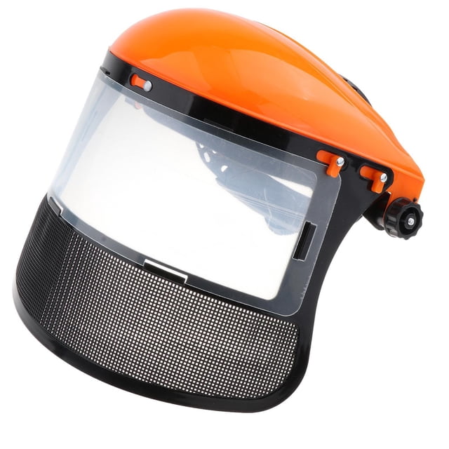 GUOOL Trimmer Face Forestry Face Guard for Chainsaws Tasks Gardening Mining Orange