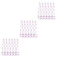 thumbnail image 2 of mmirethe 6pack/lot Swirl Pendant For Graduation Celebration Exquisite Craft Wide Application Birthday Star Spiral Pendant PVC Rose Purple 3Set, 2 of 6