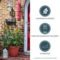 thumbnail image 4 of HC Companies 24-Inch Indoor Outdoor Plastic Round Classic Pot, Clay, 4 of 7