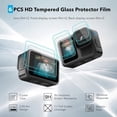 thumbnail image 3 of Accessories for GoPro Hero 13 Black, PU Mini Carrying Case, Silicone Sleeve Rubber Protective Case, Replacement Battery Side Cover, Lens Cap & Screen Protectors for Go Pro 13 Accessories Kit, 3 of 6