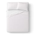 thumbnail image 4 of Mainstay Kids Microfiber Bed Sheet Set, Full, Grey Grid, 4 Pieces, 4 of 8