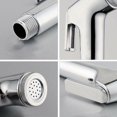 thumbnail image 4 of Toilet Bidet Handheld Douche Bidet Chrome Jet Spray Hygienic Shower Kit, 4 of 7