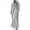 Grey, variant on Baberdicy Dresses Women Stripe Cotton and Linen Shirt Dress Casual Loose Maxi Dresses Women's Casual Dresses Blue, Size:S-5Xl