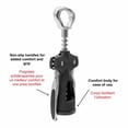thumbnail image 4 of Starfrit Wing Corkscrew, Zinc Die-Cast, Non-Slip Handles, Lever Arms, 7.7", 4 of 5