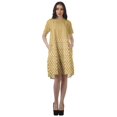 thumbnail image 2 of Moomaya Short Sleeve Dresses Plus Size Women Scoop Neck Mini Tunic Dresss, 2 of 4