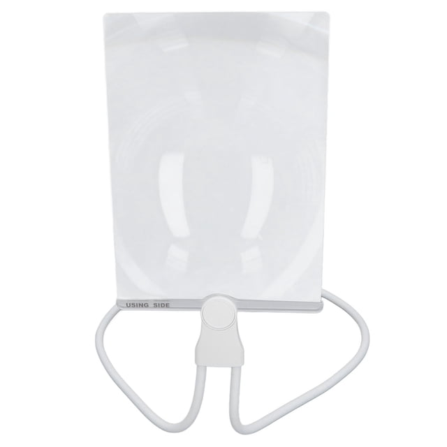 Loupe à Suspendre au Cou, Loupe à Porter au Cou Détachable Tuyau Ajustable pour Réparation Noir,Blanc