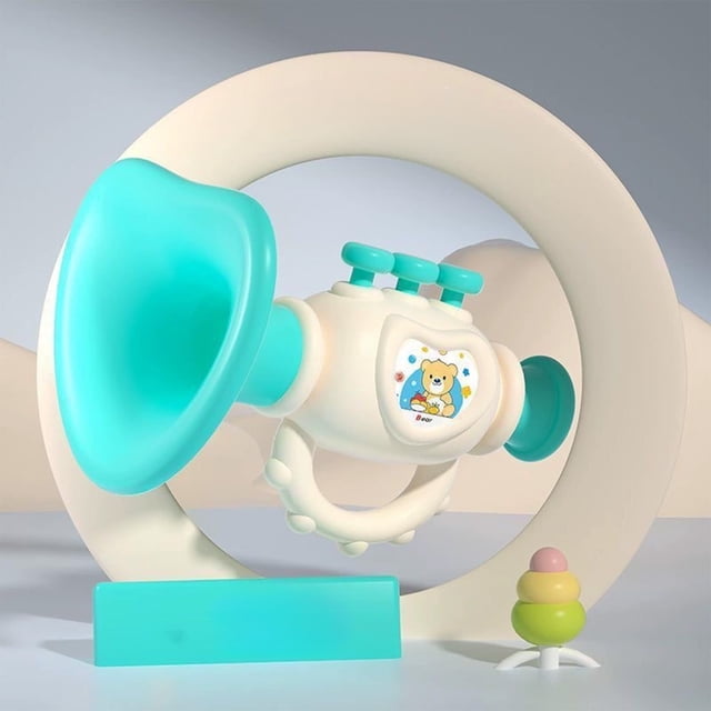 wycnly Clearance Small Horn Children's Microphone Can Play Music And Play Toy Musical Instruments